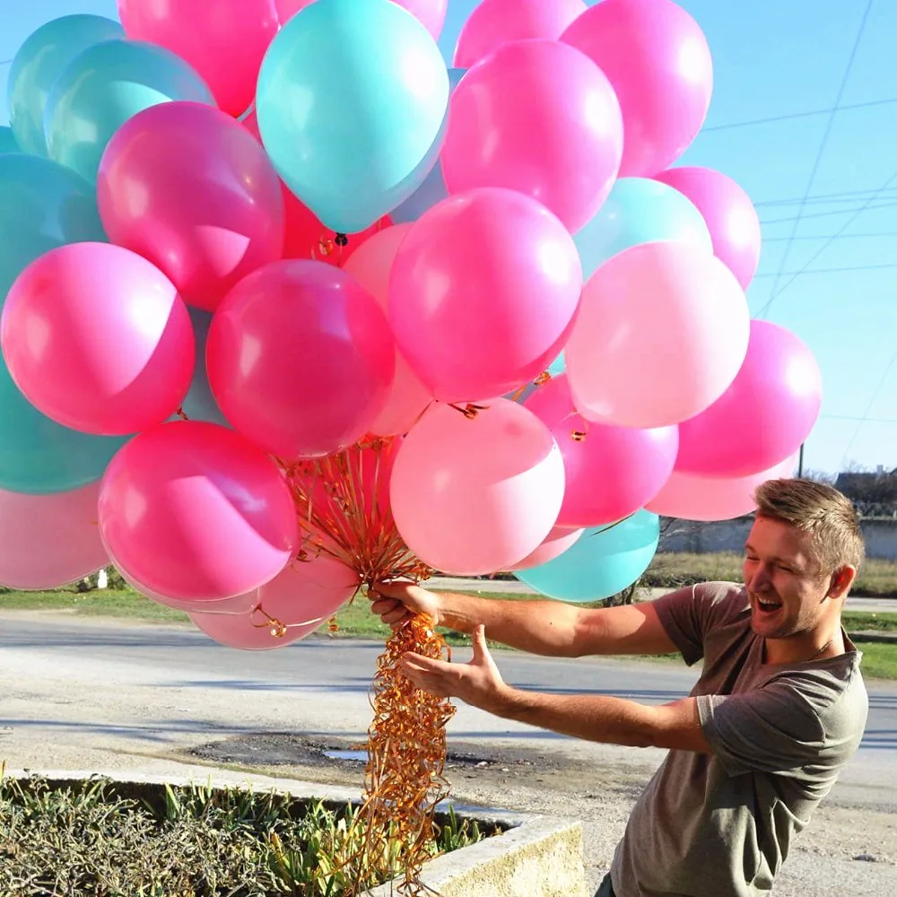 

Best selling DIY party balloons with garland arches decorated with 10 inch matte pastel latex balloons