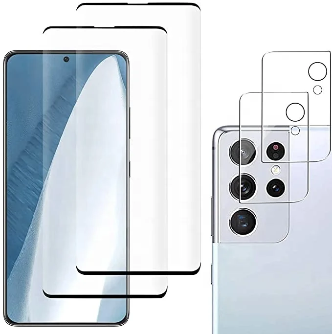 

Amazon Hot Sell 2 Pack Tempered Glass Camera Lens Protector High Definition Tempered Glass Screen Protector for Galaxy Note 10