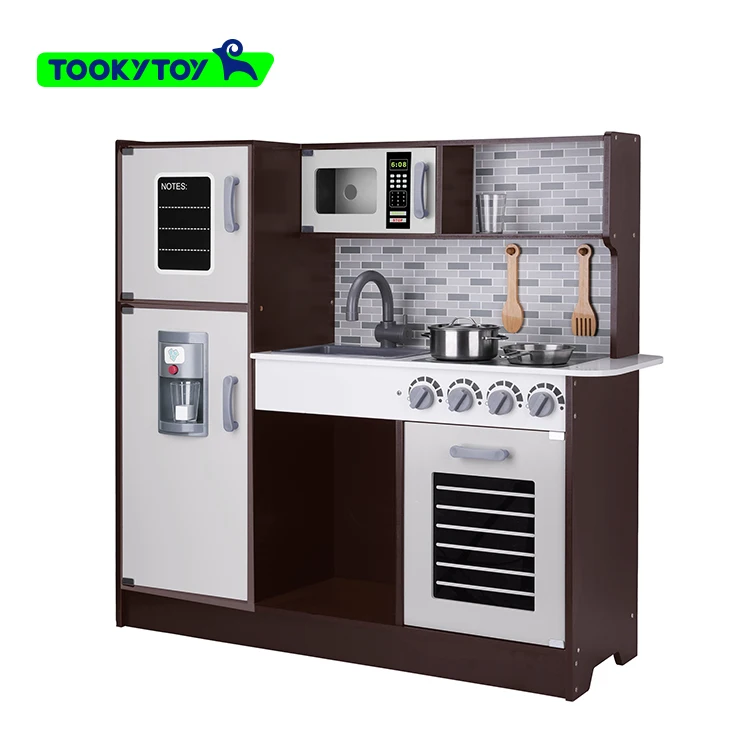 

2024 Hot Selling Custom Toddler Pretend Cooking Wooden Kitchen Toys Pretend Play Set for Kids