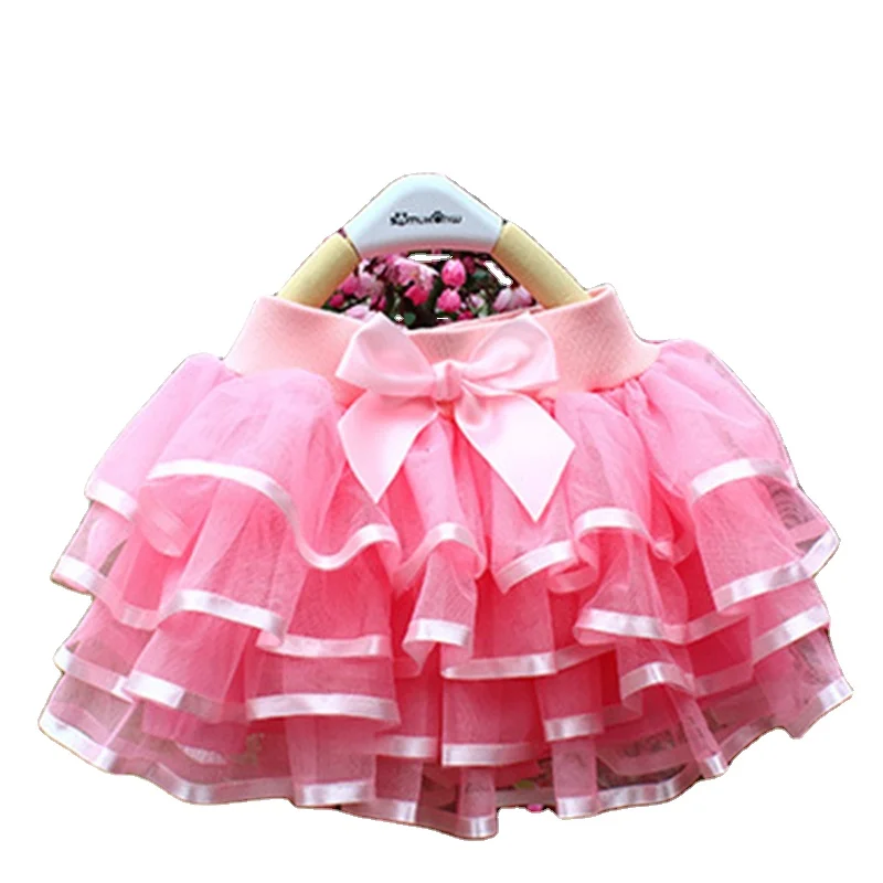 

Tutu Skirt Girls Cake Tutu Pettiskirt Dance Mini Skirt Birthday Princess Ball Gown Children Kids Clothes 4 Layers Tulle Skirts