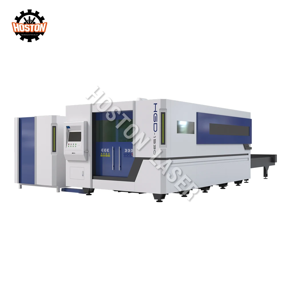 

Tube Pipe sheet metal 1000W laser cutting 10mm iron enclosed cover cnc fiber laser cutting machine