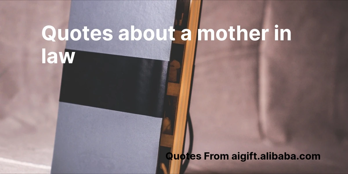 quotes about a mother in law