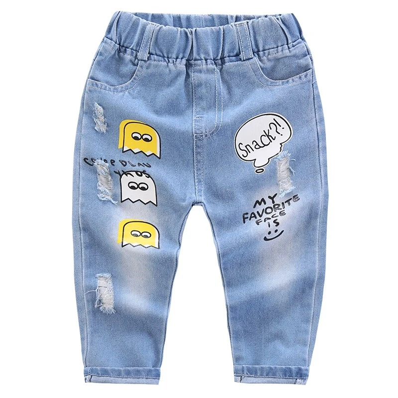 

2021 boys children's clothing jeans loose boys wholesale pants popular new styles