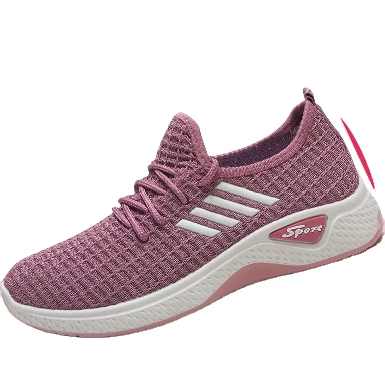 

YATAI Autumn flying woven breathable sports shoes comfortable women's leisure walking shoes