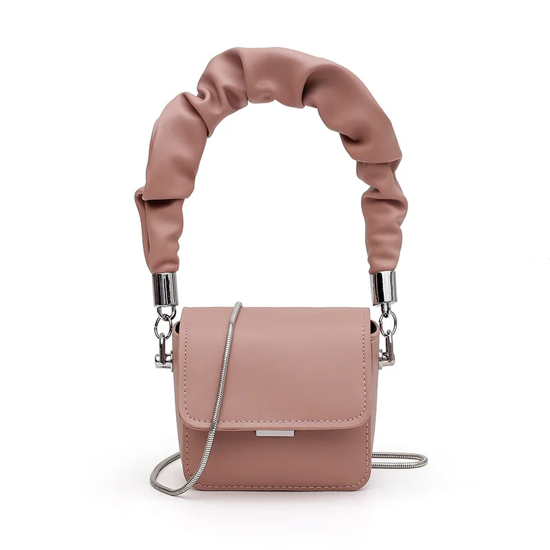 

Mini 2021 Summer New Trendy Fashion Chain Portable Crossbody Cloud Small Square Lady Money Tote Purse Handbag For Woman