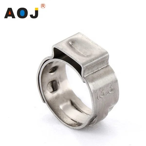 
Tubing dedicated single ear hose clamp 