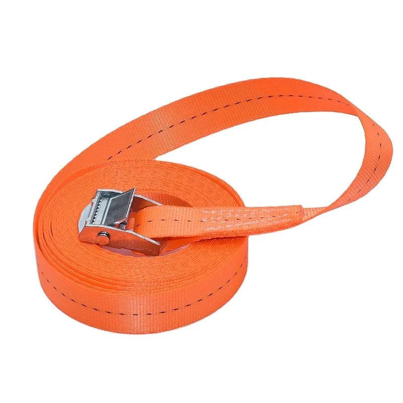 

5000kg Break Strength Ratchet Lashing Strap Cargo Security 4m Polyester Cam Buckle Tie Down Straps