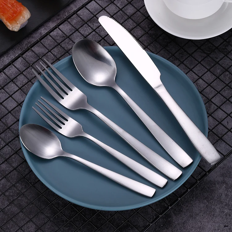 

Ruikaisi Rose Gold Cutlery Sets Wholesale Stainless Steel Matte Black Silverware Set With Logo