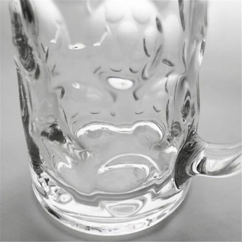 

New Arrive Thicken Large Capacity Handle Durable Beer Cup, Transparent