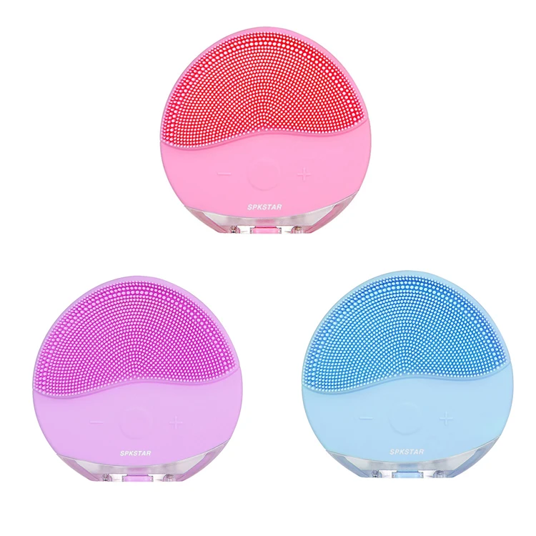 

Best Electric Facial Cleansing Brush Beauty Personal Care Brosse Nettoyante Visage Silicone Deep Wash Face Sonic Cleaner