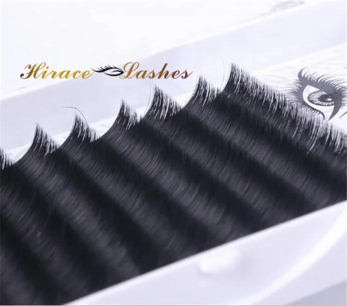 

Custom Logo volume easy fanning eyelash extensions Fast Flower Lashes