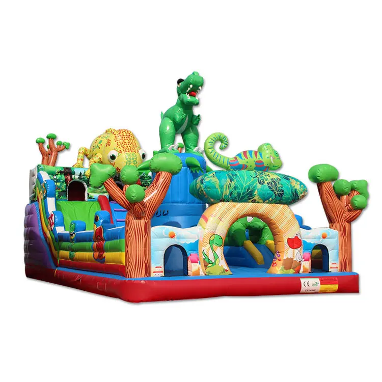 Outdoor Big Large Inflatable Dinosaur Jumping Castle For Kids Adult