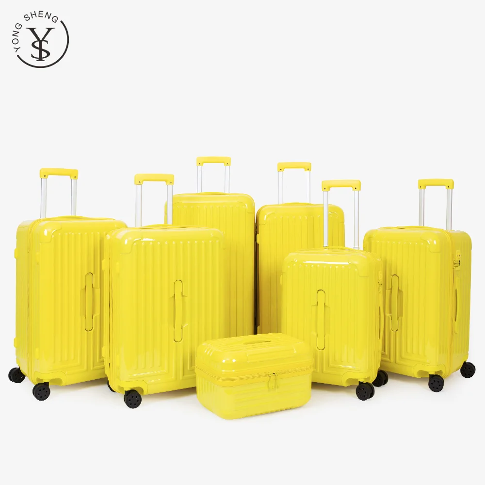 

Factory wholesale ABS PC large suitcases luggage valise fille customized logo traveler suitcase set, Variety