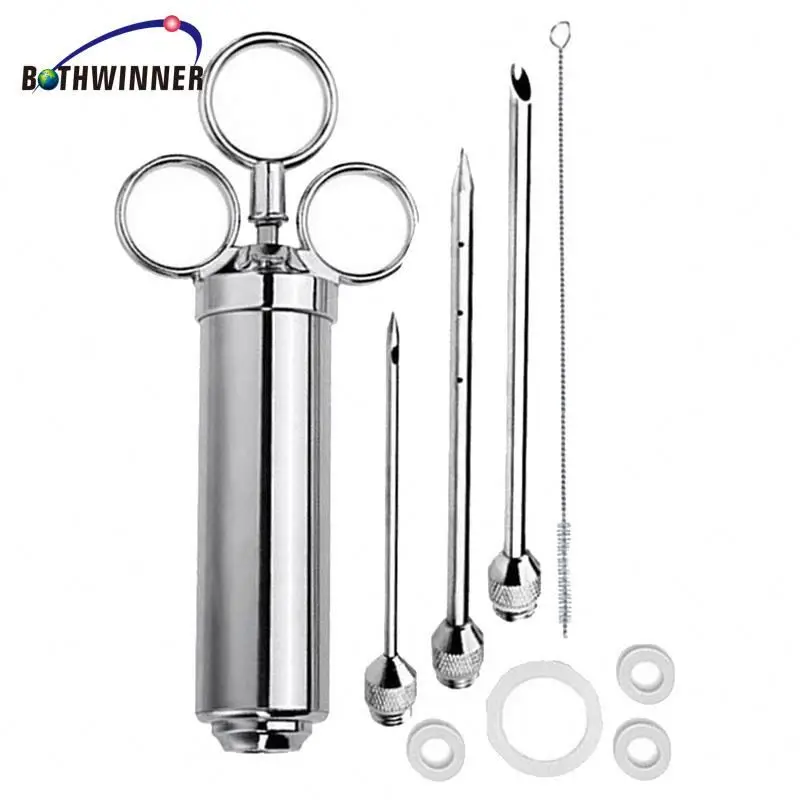 

Bbq meat syringe marinade injector kit H0TAC