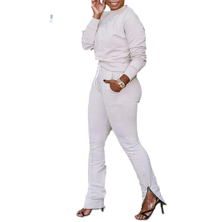 M1149 Fashion sets womens clothing 2020 women tracksuit two piece pants set clothing