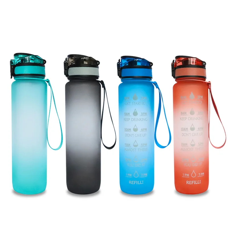 

Wholesale Plastic Sports Water Bottles With Custom Logo Fitness Bottle Plastic Sports