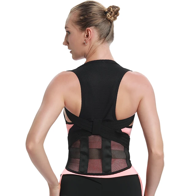 

Hot Sale Adjustable Custom Logo Waist Correction Back Shoulder Orthopedic Postural Belt Back Brace Posture Corrector