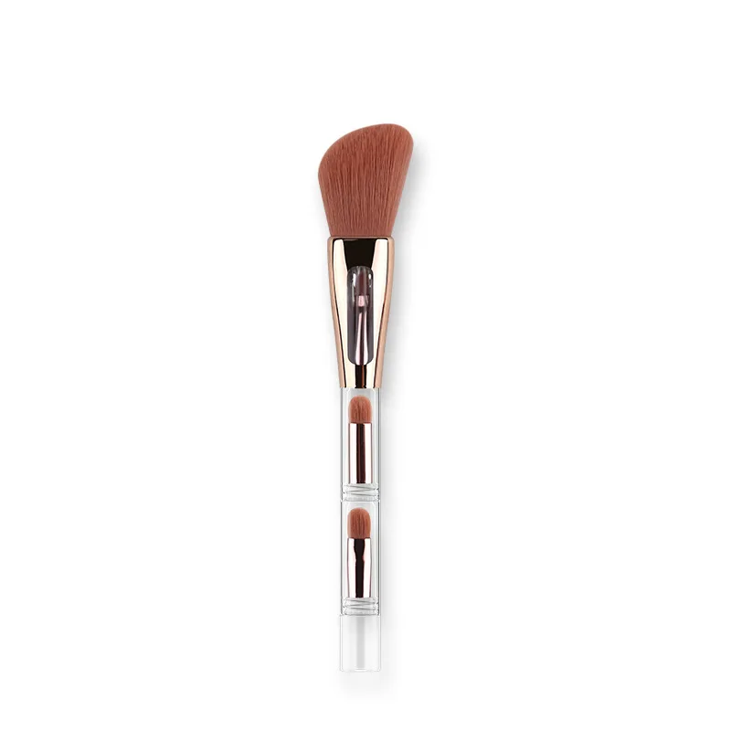 

4-In-1 Multi-Function Portable Professional Makeup Brush With Custom Private Label