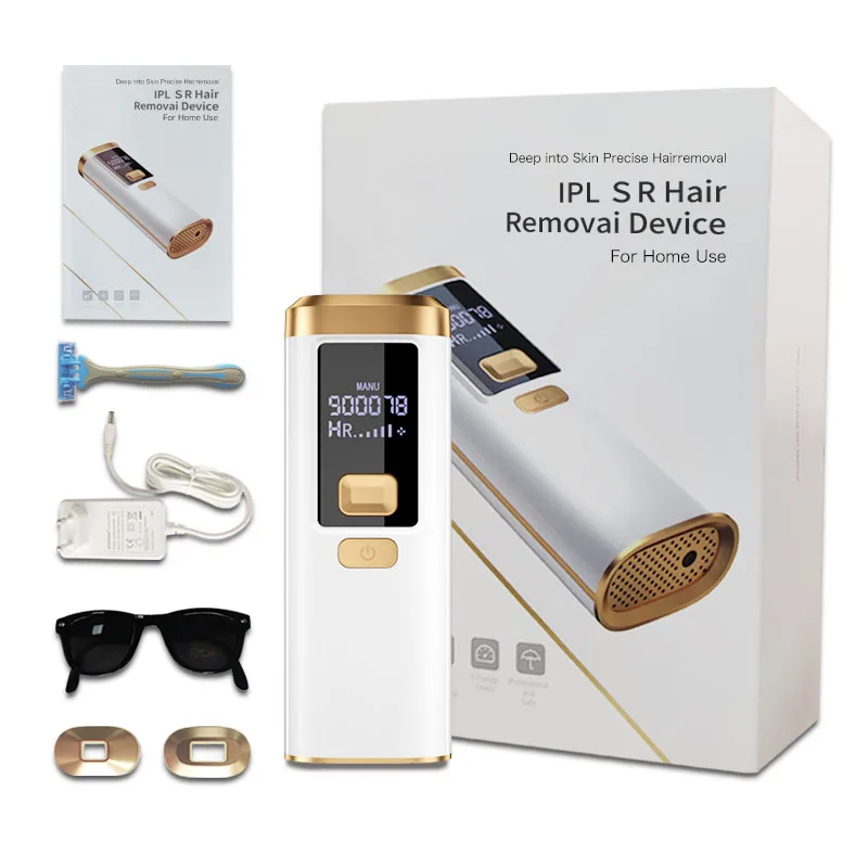 

Hot Popular Mini Home Permanent Laser IPL Hair Removal Handy Laser IPL Hair Remover, White,green