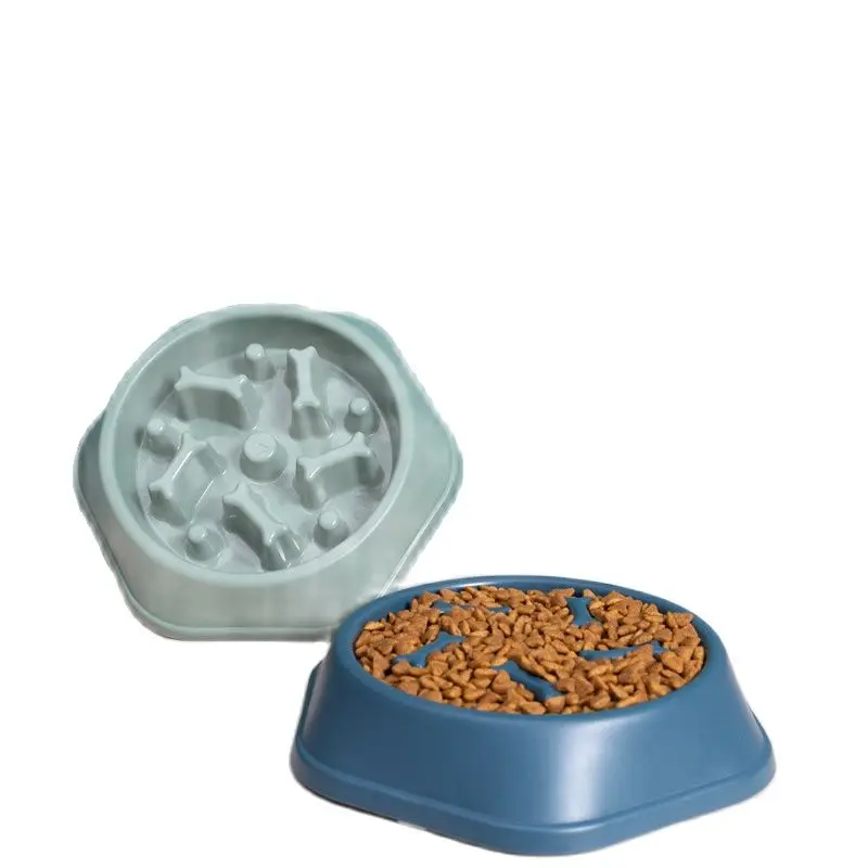 

Pet Slow Food Bowl Small Dog Choke-proof Feeder Non-slip Rice Storage Cat Food Container Supplies Available for Cats and Dog