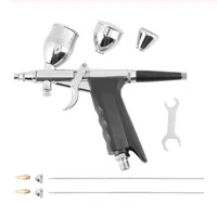 

Gravity spray gun vessel set kit 0.3mm 0.5mm 0.8mm nozzle needle airbrush