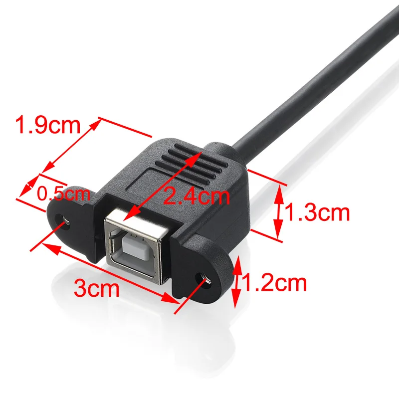 Ftdi Chip Usb Type B To Rs232 Db9 To Usb B Female Serial Adapter Cable ...