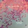 High quality garment accessories PVC PET star shape decorative colorful sequins for clothing
