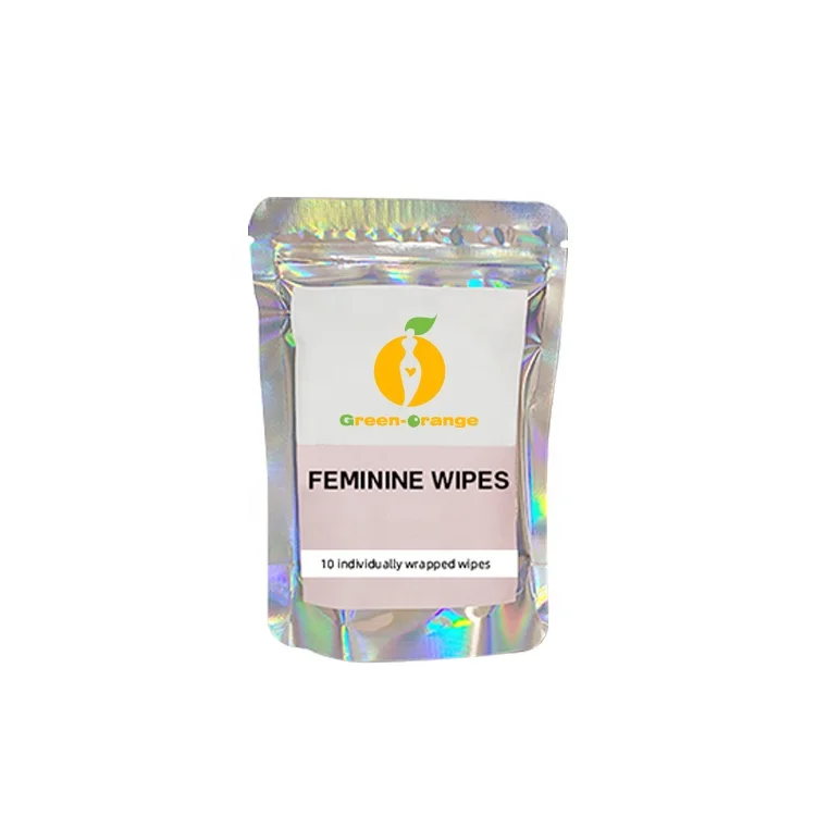 

Feminine Vaginal Hygiene Wet Wipes 100% Natural Women's Care Yoni Wipes Individually Wrapped Biodegradable Feminine Wipes