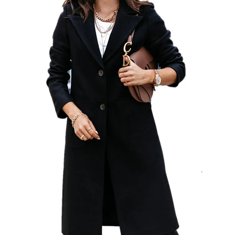 

Wholesale women clothing autumn spring trench coat fashion jacket office blazer
