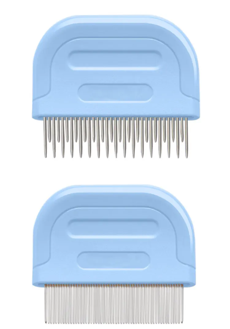 Customizable brush fur double sided knot out pet trimmer plastic dog brush tear stain comb cut cat for matted 