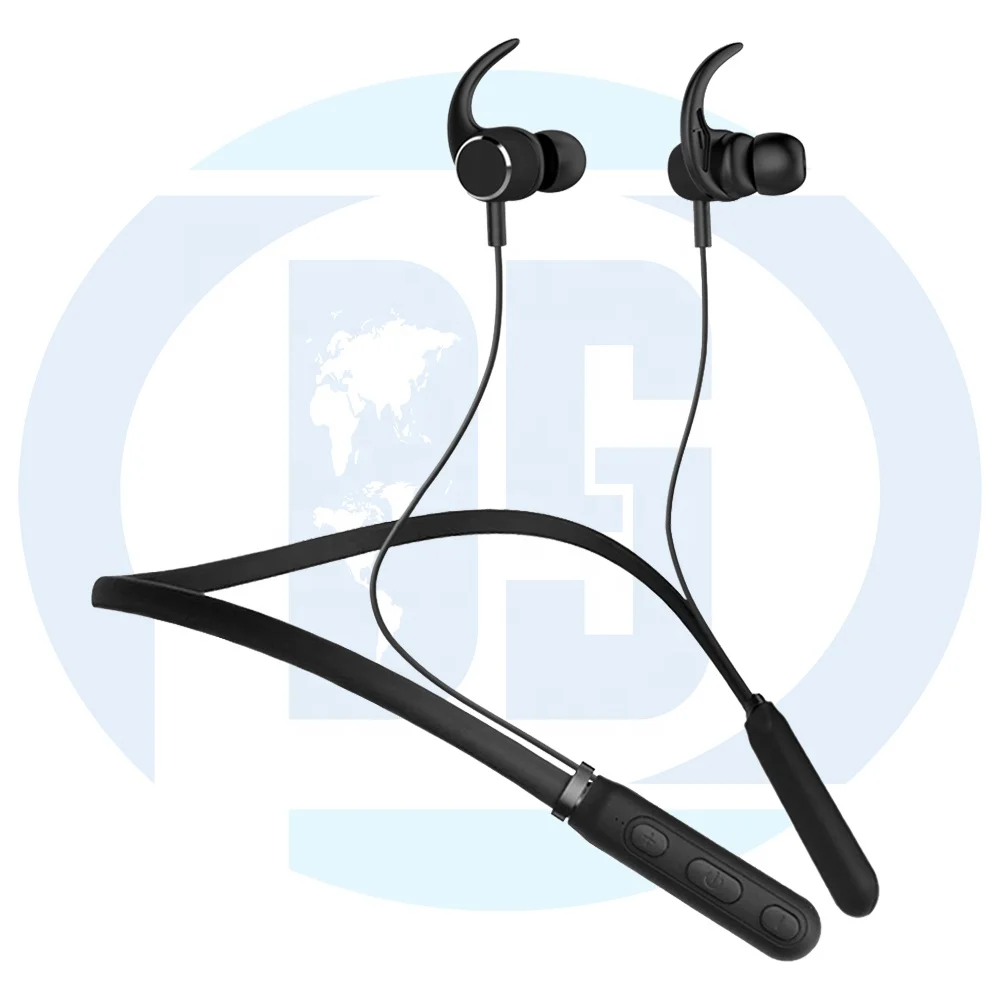 

New Product Phone Accessories Mini In Ear Stereo Neckband Sport V5.0 H01 Wireless Earphone, Black/red