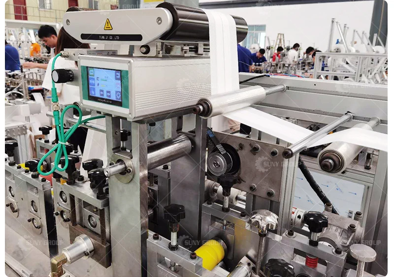 健康预防手术面罩机自动弹性耳绳口罩制造机