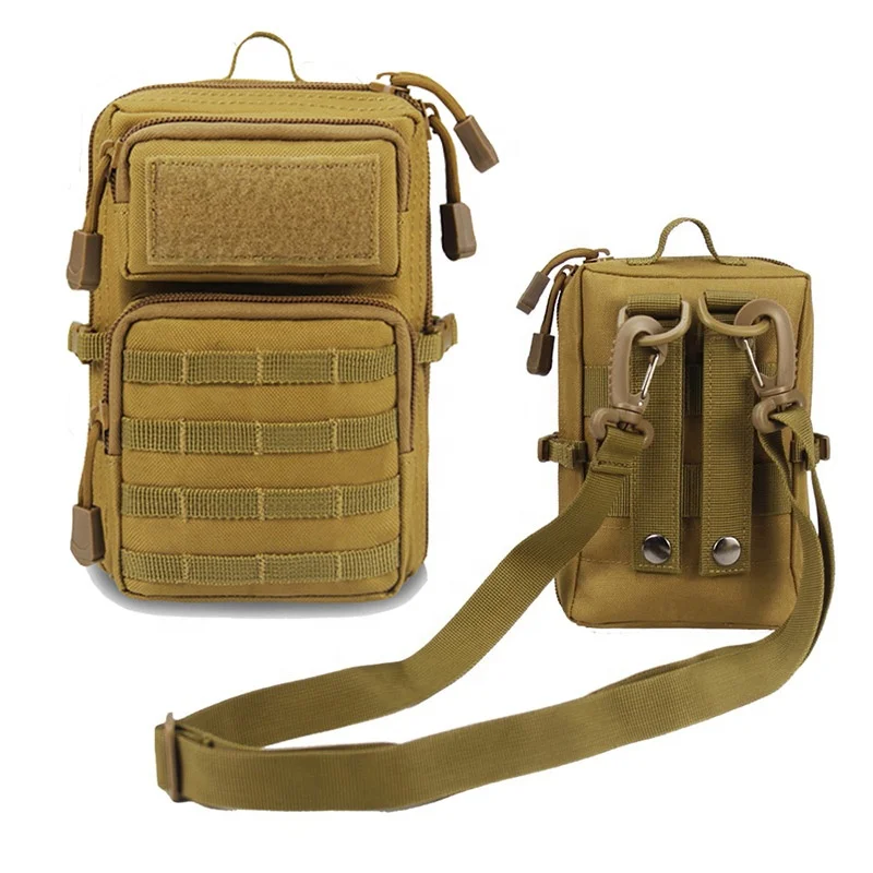 

Tactical sling bag Molle waist Pouch Multifunctional Portable Phone Pouch Utility Accessory small Single Shoulder Bag Pouch