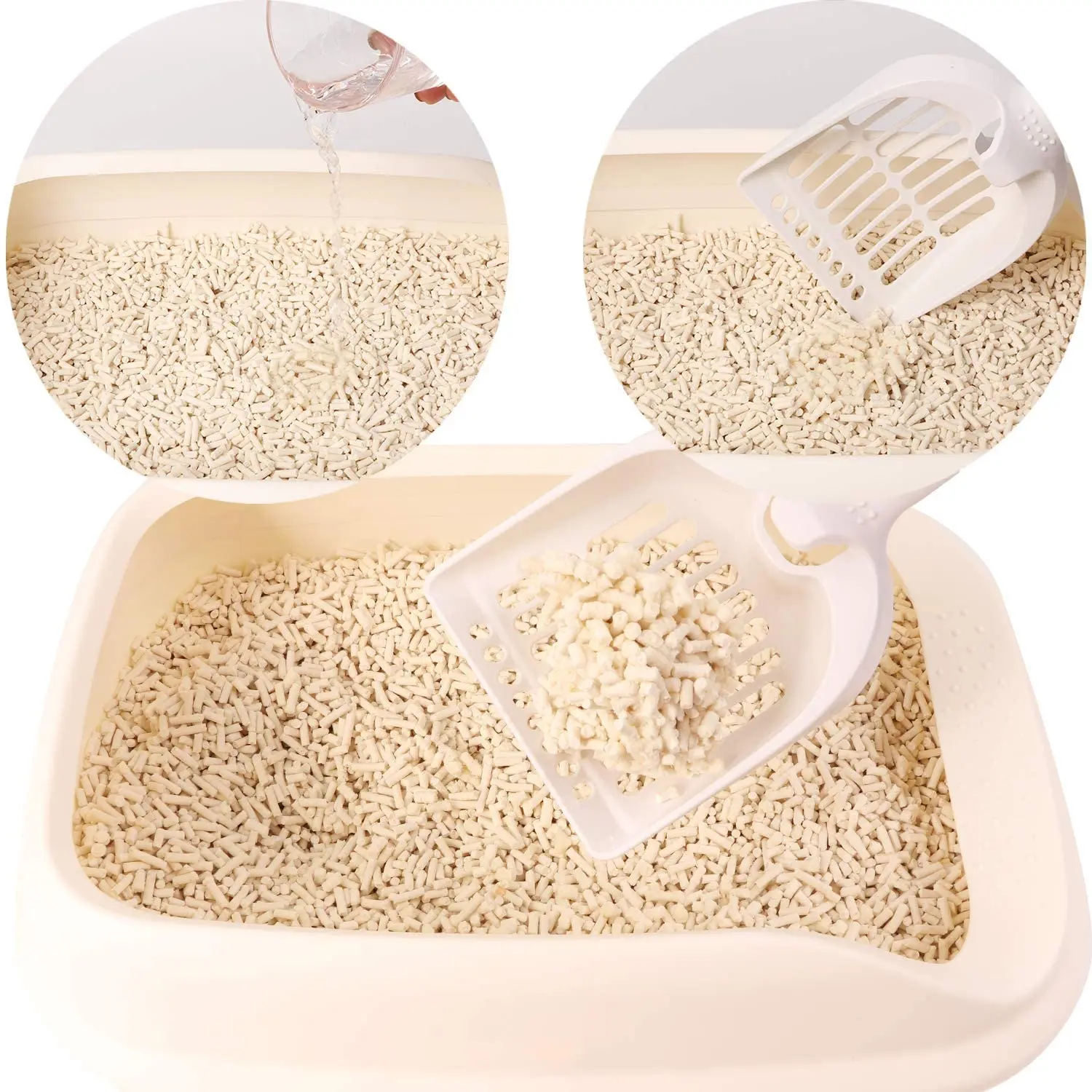 

Recommended by North American Families Particle diameter 1.5 mm Clumping Plant deodorization tofu litter for hamster