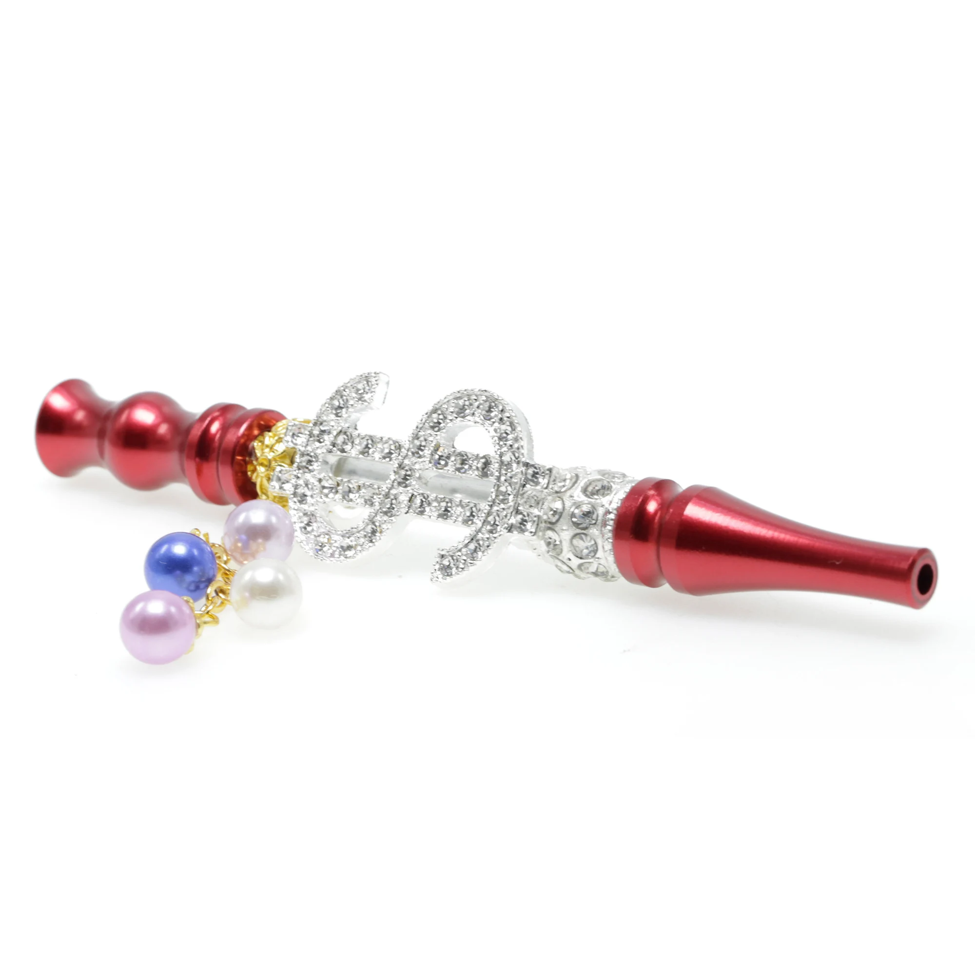 

New  pipe aluminum alloy 3D DOLLAR pattern with diamond metal pipe, Mixed