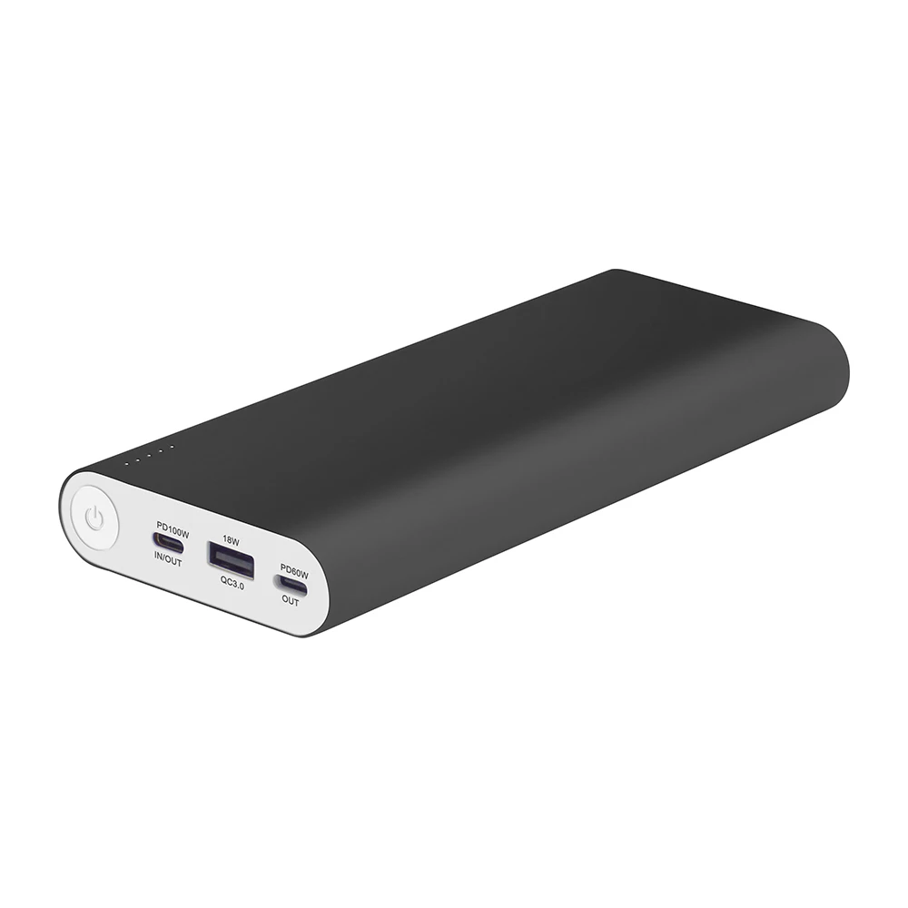 

High capacity 26800mah universal power bank PD 100W 20V 5A portable power bank for macbook, Customized