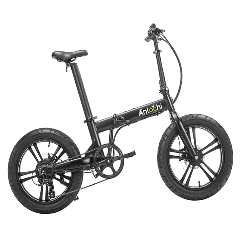 

ANLOCHI Hot sales style fat tire folding ebike 20 inch 350W foldable ebike bicycle scooter electric bike