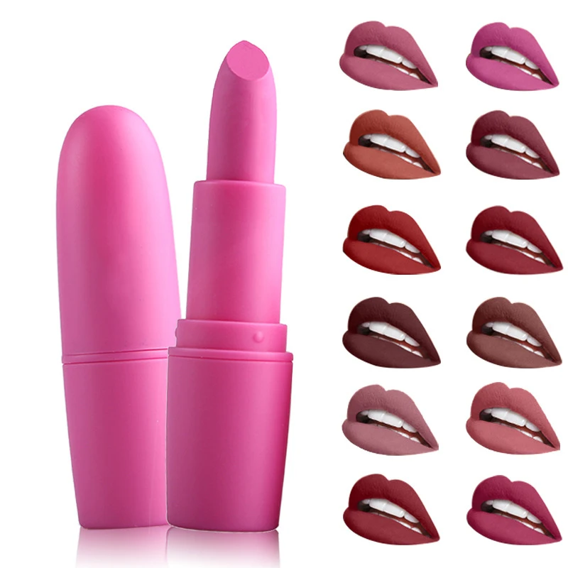 

Wholesale Price Customized Tubes Private Label Vegan Cruelty Free Red Black Matte Lipstick