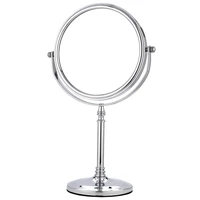 

Amazon hot sells mirror double side two way round standing cosmetic makeup vanity table mirror