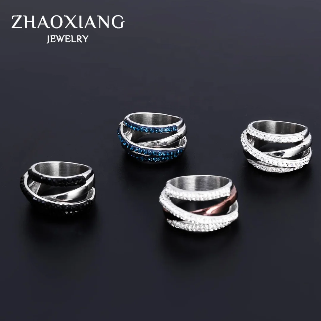 

Statement Rings For Women Stainless Steel Charms Romantic Jewelry Female Simple Design Accessories