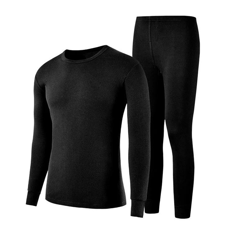 

Wholesale custom heated fleece boy boys union suit thermal underwear sleeve crew base layer fabric in long johns