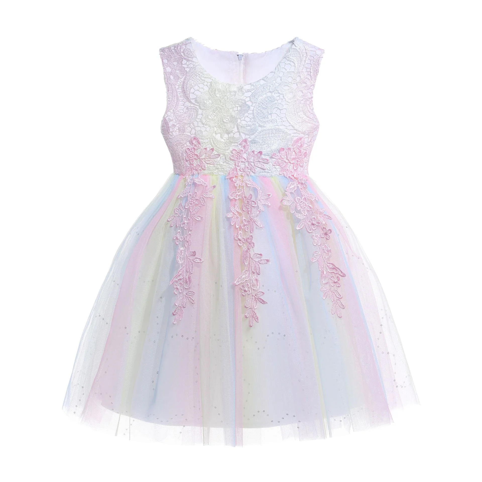 

Party girl costume flower children's net yarn wedding dress princess dress