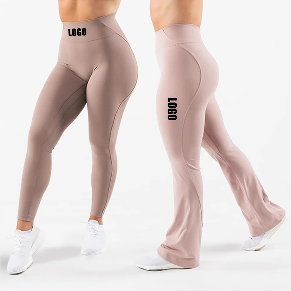 

Custom New Ropa Deportiva Mujer Sports Gym Leggings Pour Femmes Butt Lift Flare Pants Leggings For Women