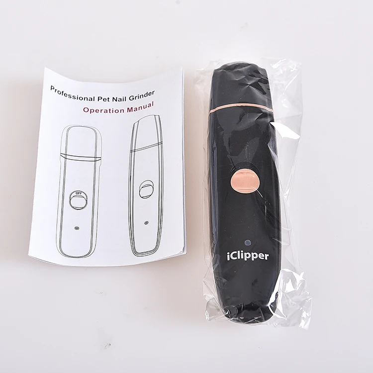 
Professional Upgraded Scrap Rechargeable Electric Pet Dog Cat Nail Grinder 