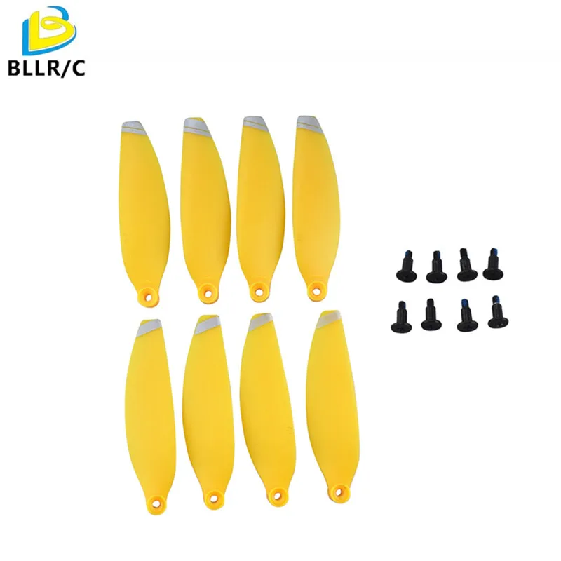 

8PCS propeller with screws for DJI Mavic Mini UAV 4726F propeller yellow, White