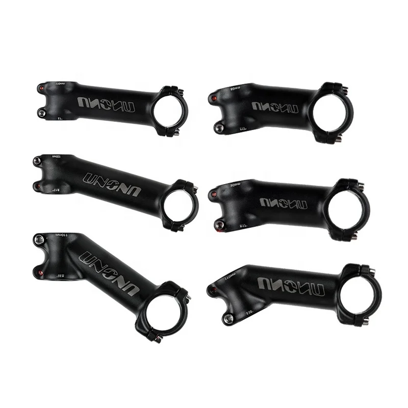 

Mountain bike stem mtb 60/80/90/100/110/120/130mm bicycle stem 17/35 degree, Black