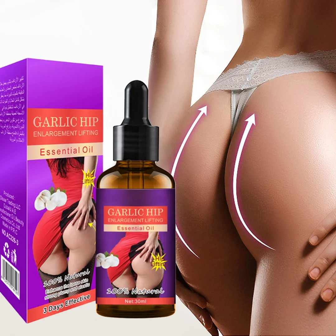 

Garlic Sexy Hip Buttock Enlargement Essential Oil Effective Lifting Firming Hip Lift Up Butt Beauty Big 30ml