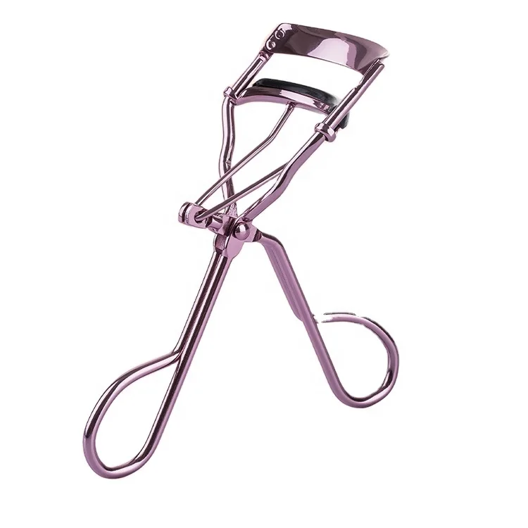 

wholesale custom heated Eyelash curler eyelash rose red