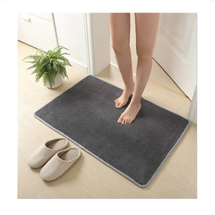 

Support custom Household tools Non-slip Carpets In Wash Basin Bathtub Memory Foam Pad Side Floor Rug Shower Room Doormat