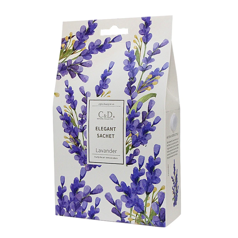

C&D Hot new products for 2019 Home Air Freshener lavender sachet bag fragrance sachet scented bag, Natural